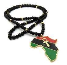 Load image into Gallery viewer, Accessories - RBG Afrika Ankh Necklace
