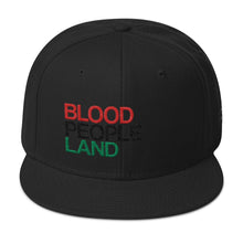Load image into Gallery viewer, Hats - Blood People Land Snapback
