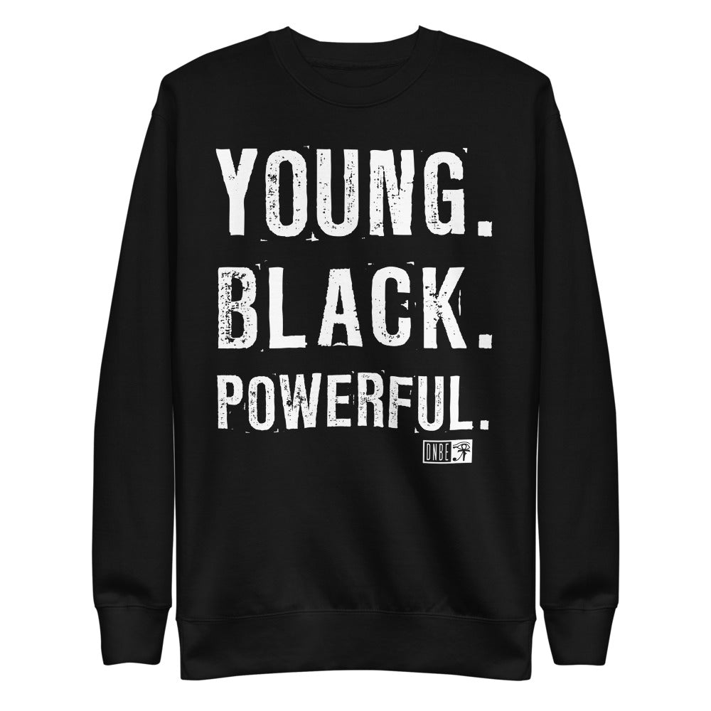 Young Black Powerful Sweatshirt
